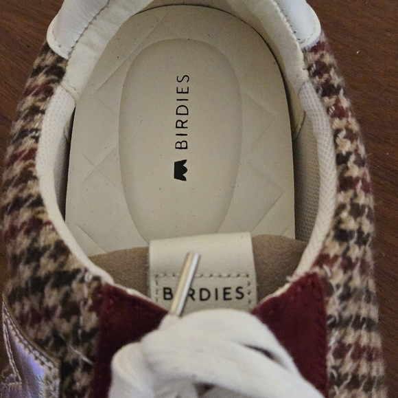 Birdies Size 8.5 Women's Roadrunner Sneaker Primary Plaid - Picture 7 of 13